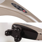 SOGA 2X Hand Held Full Body Massager with 6 attachments Back Pain Therapy MASSAGER806C1GREYX2