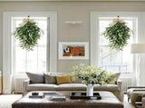 24" Artificial Olive Wreath Teardrop Shaped Silk Floral Wall Decor Front Door Wedding Arch V1366-AZ2-W-11715