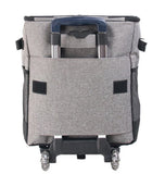 Cooler Picnic Bag Trolley Thermally Insulated - 36L - 60 cans - Grey - Drinks Food Cool Bag V382-TROLLEYCOOLER