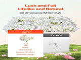 3D Flower Wall Panel, 24 PCS 15 x 15 inch, Artificial Floral Wall Background Mesh Backing V952-PJSRZZWQ24PCRIA85V0