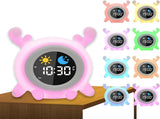 Alarm Clock, 8 Colors Adjustable Alarm Clock for Bedroom with 6 White Noises and 6 Ringtones, Cute V1188-WTJ-FR-20647