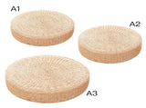 Japanese Style Handcrafted Tatami Floor Pillow Sitting Cushion Round Padded Room Floor Straw Mat for V1294-YM0901-210329AH03-4