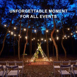 Festoon String Lights 20 Bulbs 23M Fairy LED Waterproof Outdoor Christmas Party V274-HA-SS-GL-EE220