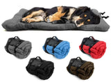Outdoor Dog Bed, 35x24 Portable Camping Travel Dog Bed, Soft, Comfortable, Waterproof, Non-Slip, V1107-CS-OLGPFGG19