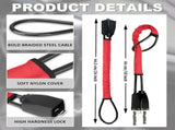 Car steering wheel lock for seat belts, Robust universal steering wheel lock, visibility car lock, V1189-LC-QP-00828