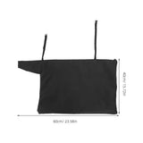 Black Oxford Cloth Leaf Blower Bag Large Capacity for Easy Storage 2Pcs V1192-AZ-W-25199