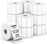 3-Proof 1" Core 2" x 1" Direct Thermal Label Multipurpose V1258-DP02-WO-429
