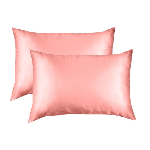 MULBERRY SILK PILLOW CASE TWIN PACK - SIZE 51X76CM - BLUSH ABM-204380