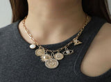 Celestial Magic Jewelry Set - Gold Tone Iron and Zinc Alloy V888-ELOSUNG56174-4