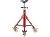 Pipe Stand, Pipe Jack Stands with Casters Adjustable Height 28-52 Inch, V Head Pipe Stand 882 LB, V952-GJGJXDL1107AV65OSV0