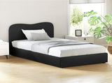 Artiss Bed Frame King Single Size Boucle DARA BFRAME-H-DARA-KS-BK-ABC