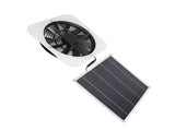 Solar Panel Fan Kit Solar Exhaust Fan 100W Solar Powered Panel with 10inch Round Fan for Greenhouse V1294-YM0706-3114230113612