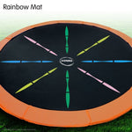 Kahuna 10ft Trampoline Replacement Spring Mat - Rainbow TRA-MAT-RNB-010