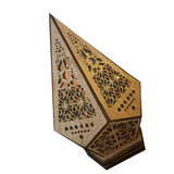 Floor Lamp Bohemian Style USB Wooden Floor Lamp Modern Geometric Light for Living Room Bedroom V1294-YM0626-221221GW03