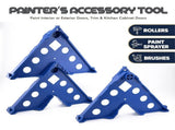 7-in-1 Painter's Support Stand Tool for Doors Cabinets Trim and Small Painting Projects, Heavy Duty V1341-ZY-P6YVN98L-12PCS