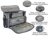 Coffee Maker Bag Single Coffee Brewer Waterproof Bag with Extra Pockets Coffee Machine V1369-AZ3-W-12720