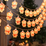 Cute Christmas Character LED String 6M 40-Light Christmas Reindeer Battery Operated Fairy V888-ELOSUNG47529