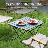 VEVOR Folding Camping Table, Outdoor Portable Side Tables, Lightweight Fold Up Table, Aluminum Alloy V952-HWZDBZLB66LBSYSOBV0