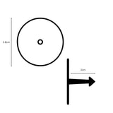 1-100 Cattle Number Ear Tag Set - Round Pink Pig Sheep Goat Livestock Label V238-SUPDZ-40207897362512