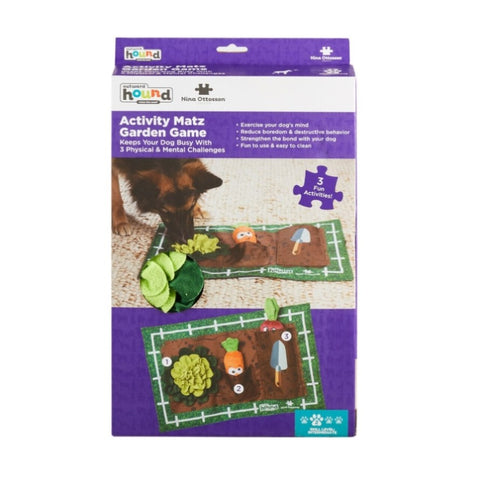 Nina Ottosson Interactive Snuffle Activity Puzzle Mat for Dogs - Garden V673-NO70499
