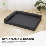 Rooster Farms Supportive Dog Bed XL Grey - Egg Crate Foam Waterproof Mattress V238-SUPDZ-41077394473040