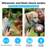 Ultrasonic Dog Repeller High-Power, Flash Mode, Effective Outdoor Use for Controlling Aggressive V888-ELOSUNG16718