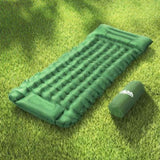 Weisshorn Self Inflating Mattress Camping Sleeping Mat Air Bed Pad Single Pillow CAMP-C-MAT-INF-BEE-S-GN