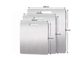 3 x 304SS Cutting Chopping Board Stainless Steel V63-952611
