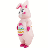 Oversized Inflatable Easter Bunny Costume USB/Battery Powered V728-LP601099698562921
