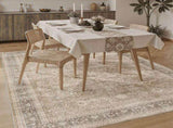 2x3 Entryway Rug, Machine Washable, Soft Midcentury Modern Non Slip Stain Resistant for Kitchen V1192-AZ-W-25130
