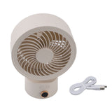 Air Circulator Desk Fan Battery Operated Portable USB Rechargeable Oscillating Table Fan with 4H V1294-YM0901-3113240074212