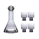 Glass Set Retro Thick Glass Water Pitcher Large Capacit Bedside Water with Water Cup V1294-YM0716-230103YF10-3