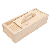 Wooden Hand Rolled Moxa Wool Maker Unfinished Moxibustion Mugwort Wool Maker for Home Use Enhanced V1294-YM0901-3117250228111