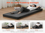 Folding Sofa Bed, 3-in-1 Foldable Couch Bed with 2 Pillows and Washable Cover, 25D High Density V952-ZDSFDDZSFSINLMIP6V0