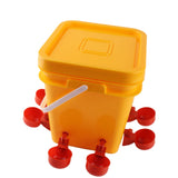 Automatic Chicken Waterer Cup with 12L Handheld Barrel Poultry Drinking Equipemnt for Goose Duck V1294-YM0901-3111230182711