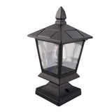 Solar Garden Light Garden Villa Pillar Light Fence Outdoor Waterproof Landscape Light Pillar Light V1294-YM0901-L6956