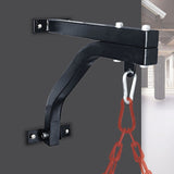 Heavy Duty Punch Bag Wall Bracket Steel Boxing Bag Holder for Home Gym V63-818933