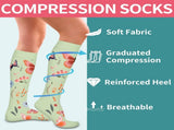 6Pairs Compression Socks for Women and Men - Best for Circulation, Running, Athletic, Recover, V1189-LWWAL-20260325-00645