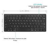 CHOETECH BH-006 Ultra Slim Wireless Bluetooth Keyboard V28-ELECHOBH006