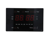 100240V LED Digital Clock Multifunction Wall Clock with Temperature Humidity Perpetual Calendar V1294-YM0901-3115210105512