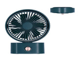 Portable Electric Fan 270&deg Shaking Head Desktop Fan with 10 Gears USB Charging for HomeGreen V1294-YM0901-3113210088612