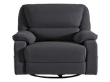 Artiss Rocking Recliner Chair 360 Swivel Massage Heated Reclining Chairs RECLINER-A19-COR-GY