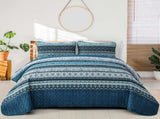 Opalescent Quilted coverlet and pillowcovers set Shimmering Beauty - Queen size V745-MAC080422Q13U