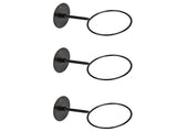 3pcs Wall Mounted Ball Rack Iron Basketball Storage Display Holder Football Rugby Hanging Rack Space V1237-ZY-203-3478