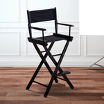 Sarantino Tall Directors Chair - Black WDC-JOY-BK