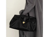 Black Spacious Women's PU Leather Tote Bag with Laptop Compartment V888-ELOSUNG28570