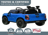 Kahuna Ford Ranger Electric Kids Ride On Car in Blue CAR-FRD-707-BU