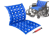 Bedridden Air Inflatable Seat Cushion with Full Back for Wheelchair, Anti-Bedsore Seat Pad for V1192-AZ-W-10978