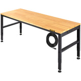 VEVOR Adjustable Height Workbench 1549 x 508 mm Work Bench Table Power Outlets V952-SMKDJGZTBDLZMOAL4V3