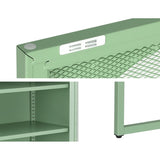 Artiss Buffet Sideboard Metal Cabinet - ELMA Green AI-SIDE-M-04-GN-AB